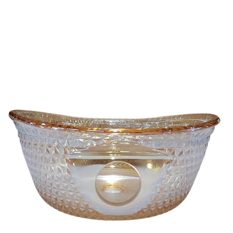 Lenox MX & Lenox Mini Spa Bowl with Drain and Jet Hole – Durable Pedicure & Nail Treatment Bowl