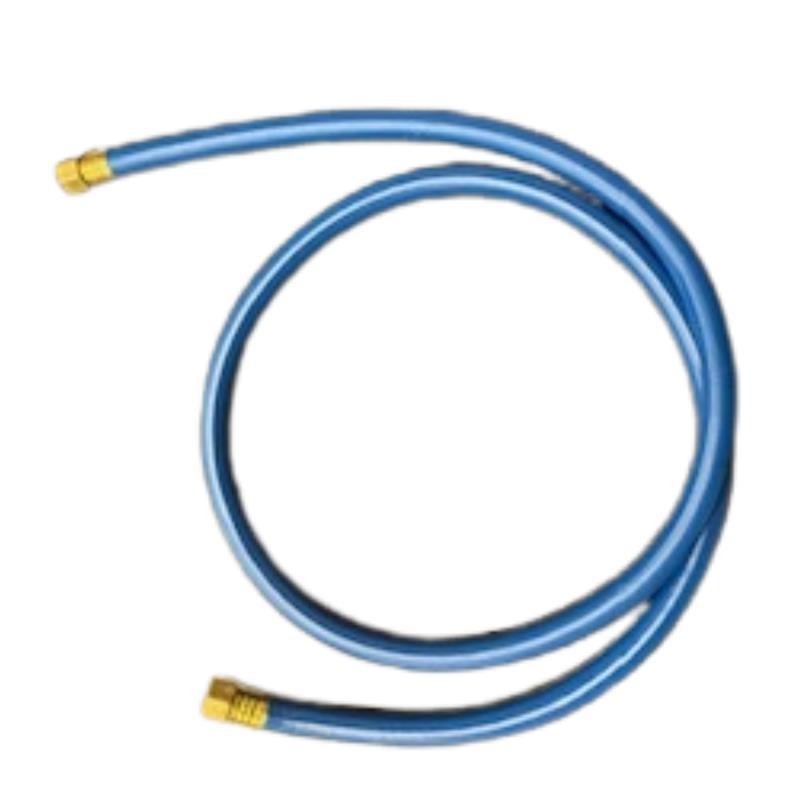 1/2"X6.5' Red (Hot) & Blue (Cold) Pliovic Cppld Fnpsm Brass Swivel E/E