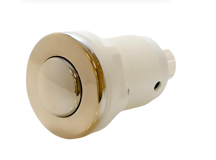 Champagne Gold Air Switch On/Off Button -Gold