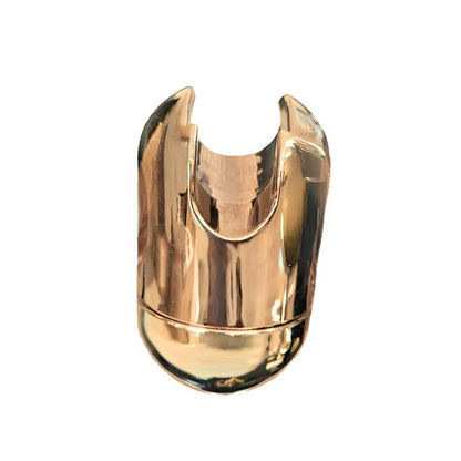 Extended Shower Holder W/Rubber Gasket and Brass Ring for Lenox MX Spa – Gold And Chrome Color