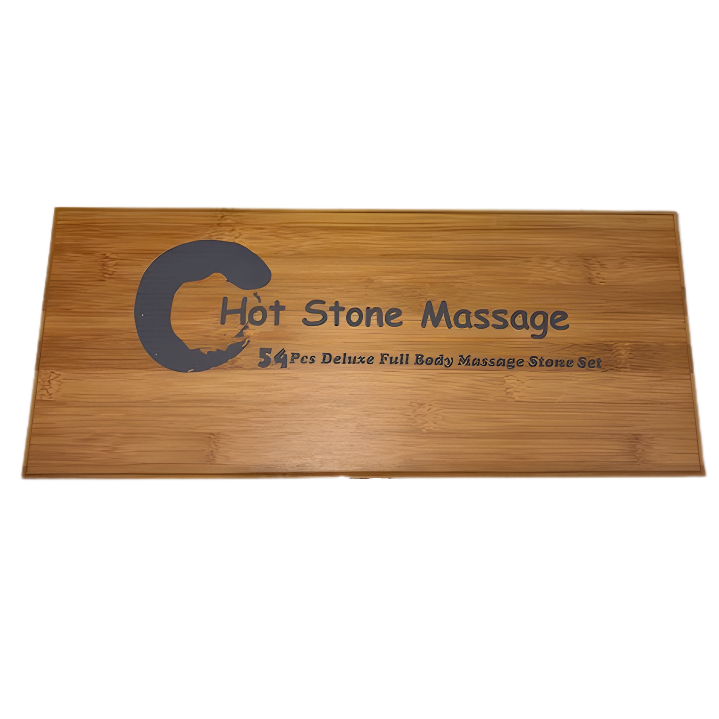 H54TC – 54-Piece Mini Massage Stone Set – Natural Basalt Hot Stones for Spa & Therapy Use