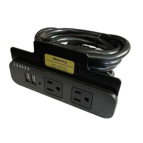 Built-In Electrical Power Outlet with Dual USB Charging Ports - Univer ...
