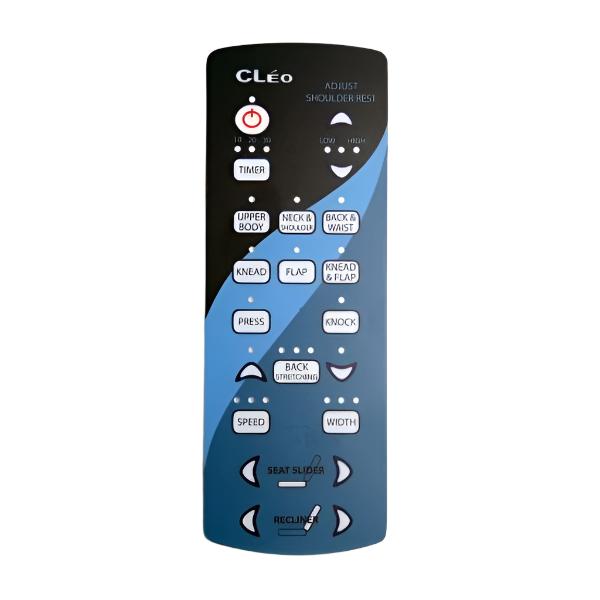 Remote Control Sticker for Cleo pedicure chairs - High-Quality Adhesive Label for Spa