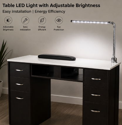 Table LED Light with Adjustable Brightness, Easy Installation, Energy Efficiency