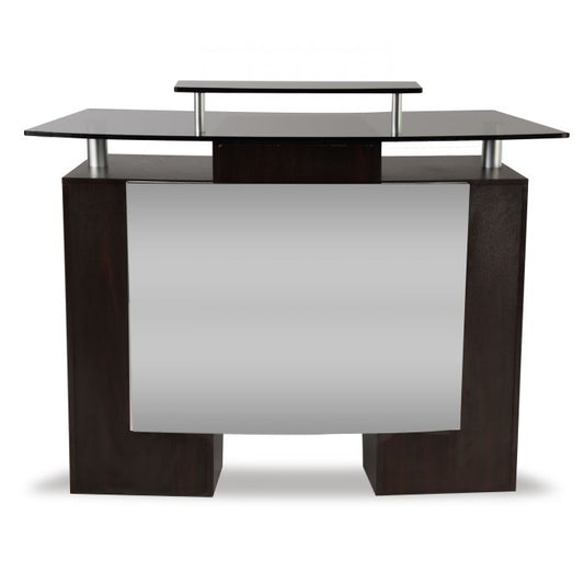 Mesa de recepción con tapa de vidrio: diseño moderno y elegante para áreas de recepción, calidad superior