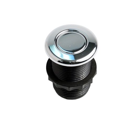 Air Button - Chrome for all Pedicures with On/Off Operations of Pump, Motor, and Light